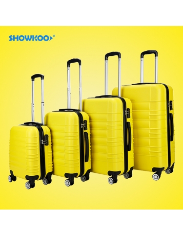 Hot sale simple design ABS bayer trolley carry-on suitcases travelling bags luggage sets (Bán nóng thiết kế đơn giản ABS bayer xe đẩy hành lý xách tay vali du lịch túi hành lý)